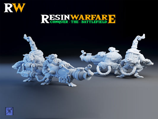 Flamer Team by ResinWarfare | Tabletop RPG Miniature Figures