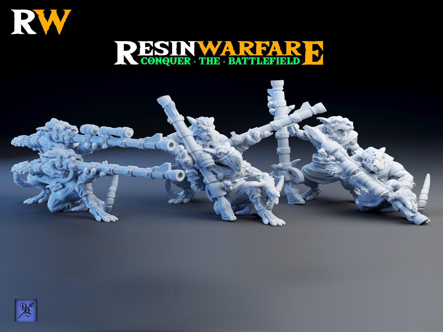 Sniper Team by ResinWarfare | Tabletop RPG Miniature Figures