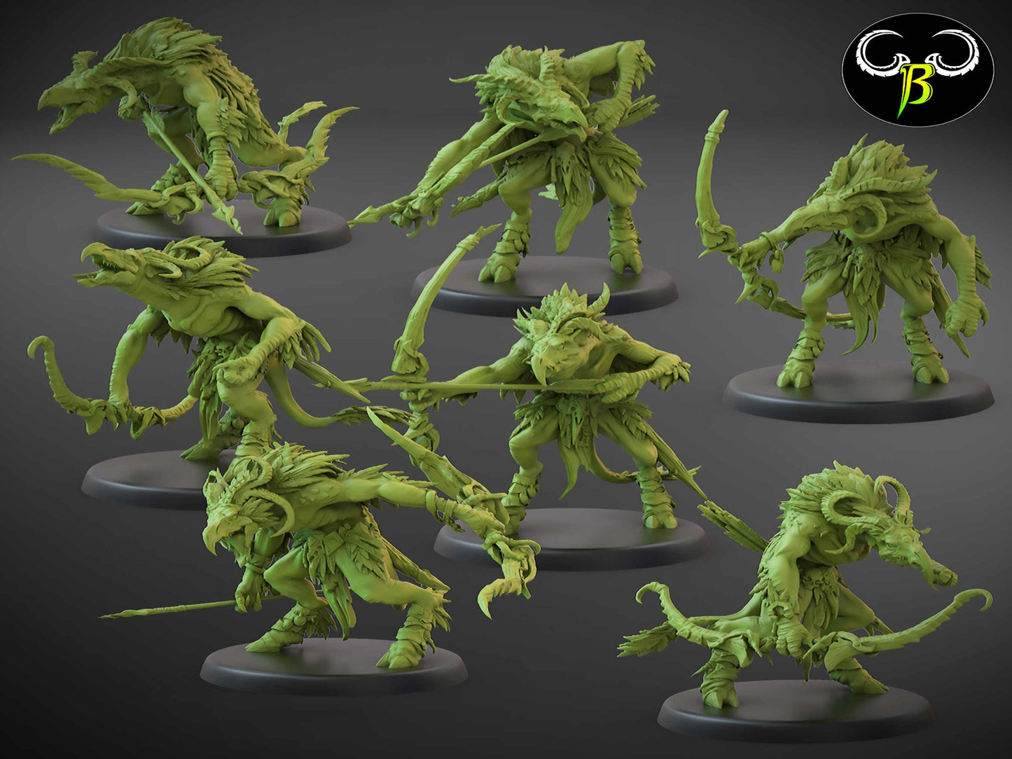 Avian Chosen by Clay Beast Creations | Tabletop RPG Miniature Figures