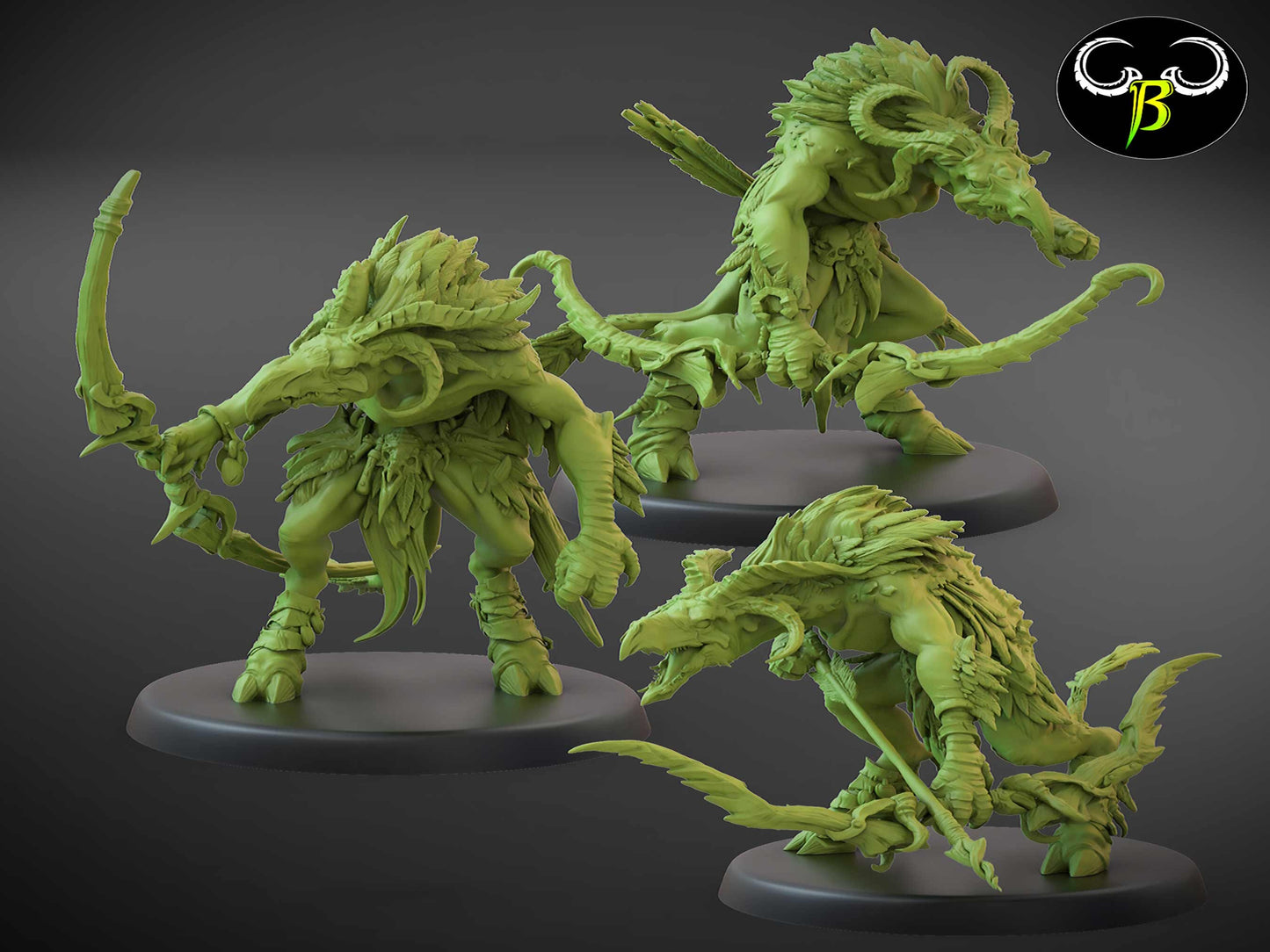 Avian Chosen by Clay Beast Creations | Tabletop RPG Miniature Figures