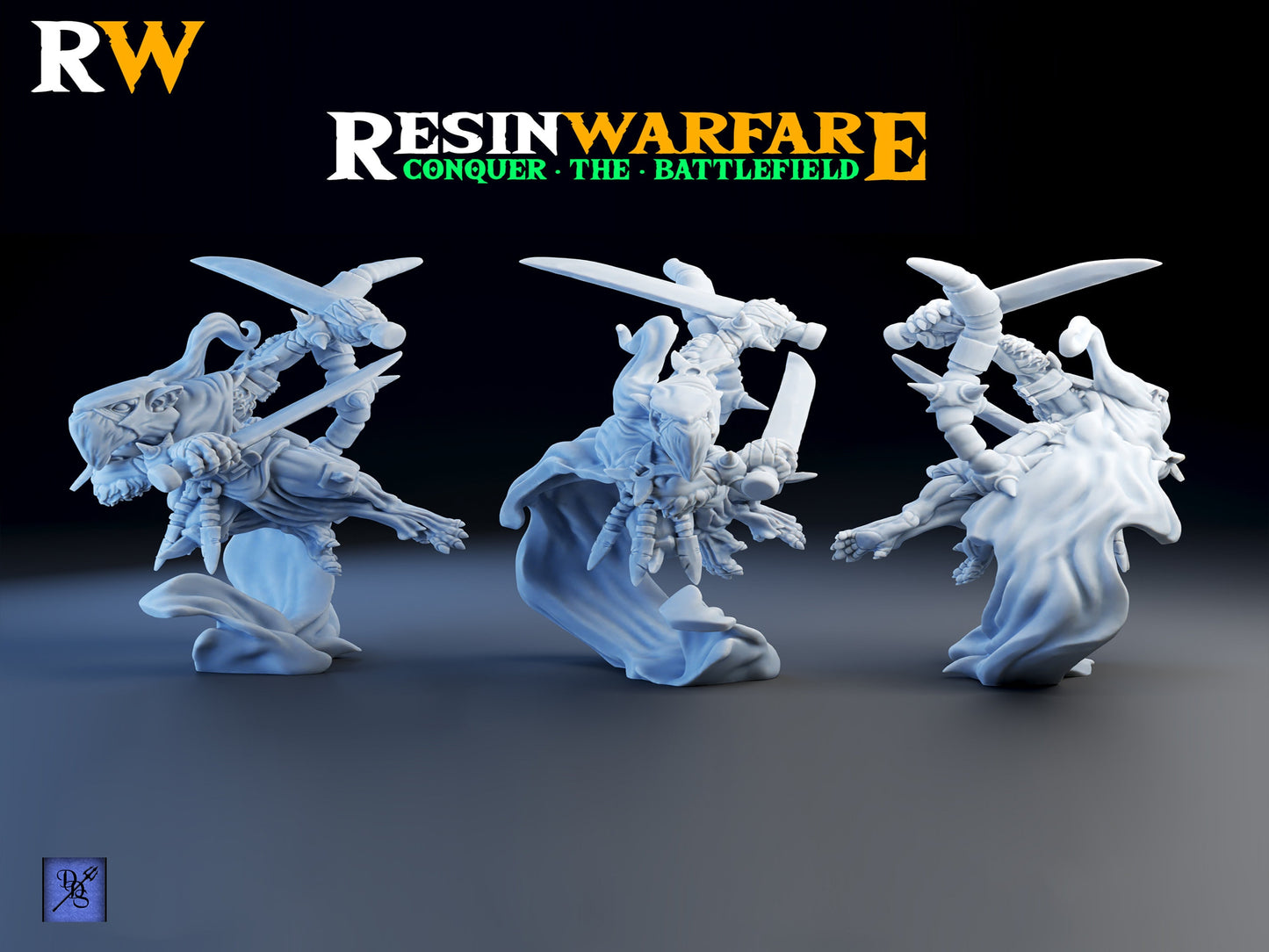 Deathblade Assassin by ResinWarfare | Tabletop RPG Miniature Figures