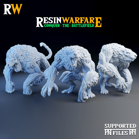 Rat Brutes by ResinWarfare | Tabletop RPG Miniature Figures