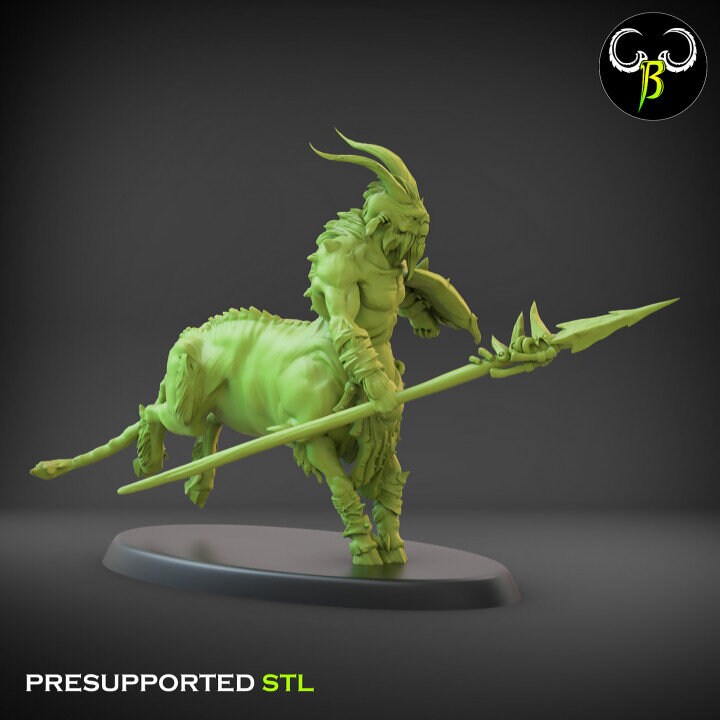 Horned Riders Lance Squad by Clay Beast Creations | Tabletop RPG Miniature Figures