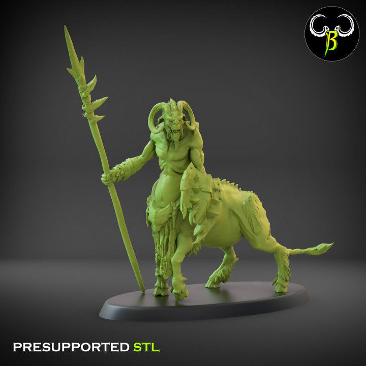 Horned Riders Lance Squad by Clay Beast Creations | Tabletop RPG Miniature Figures