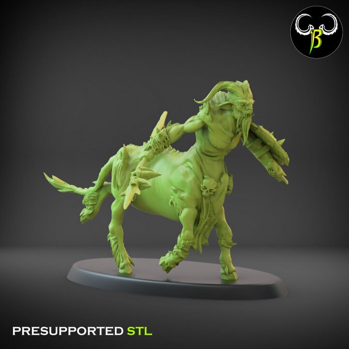 Horned Riders Lance Squad by Clay Beast Creations | Tabletop RPG Miniature Figures