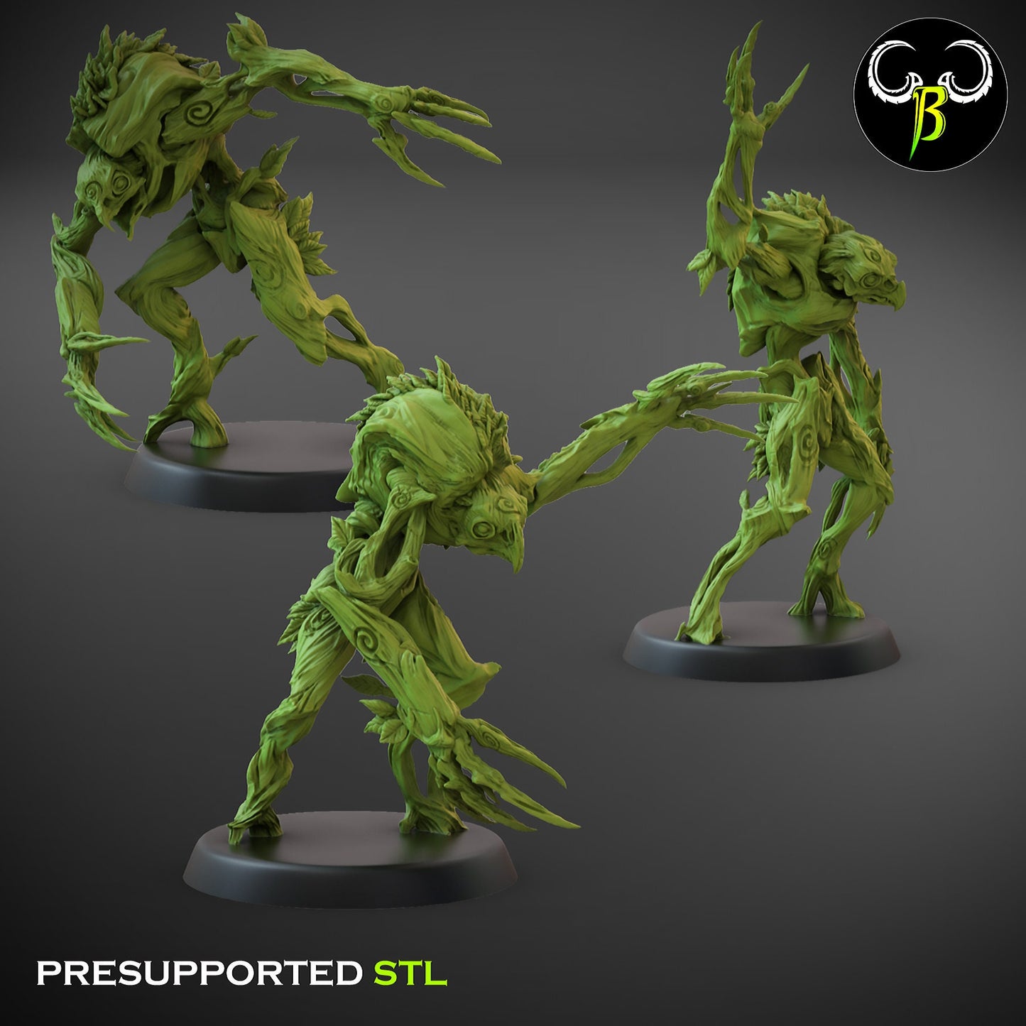Night Spirit Squad by Clay Beast Creations | Tabletop RPG Miniature Figures