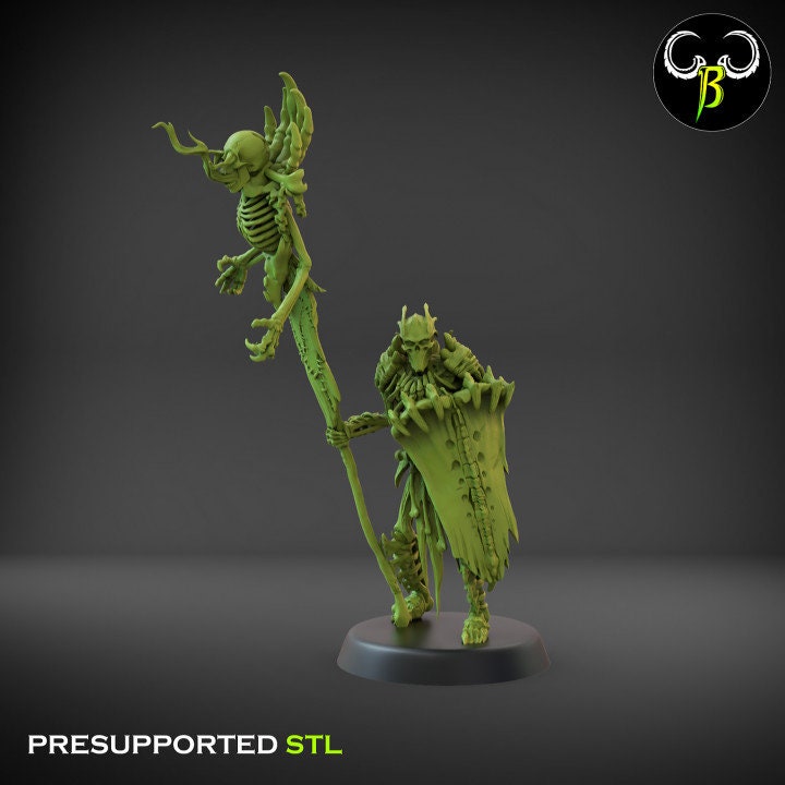BoneGuard Heavy Squad by Clay Beast Creations | Tabletop RPG Miniature Figures