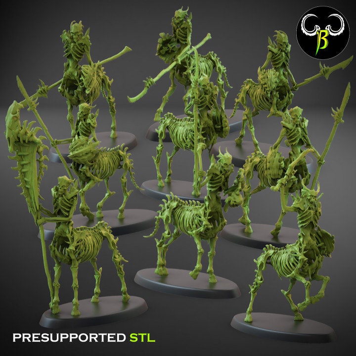 HemoCentaur Squad by Clay Beast Creations | Tabletop RPG Miniature Figures