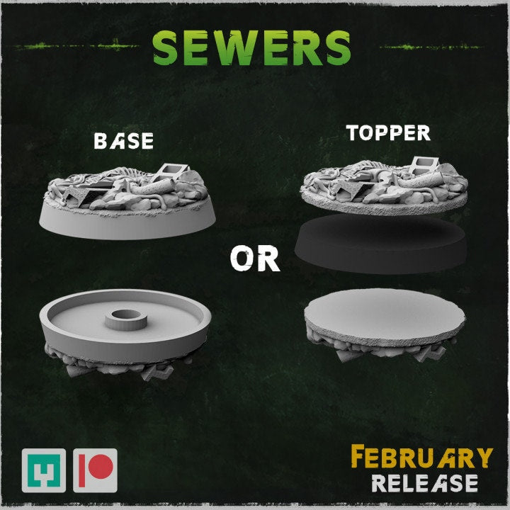 Remains (Undead) | Miniature Bases | Zabavka Workshop | Tabletop RPG Miniature Figures