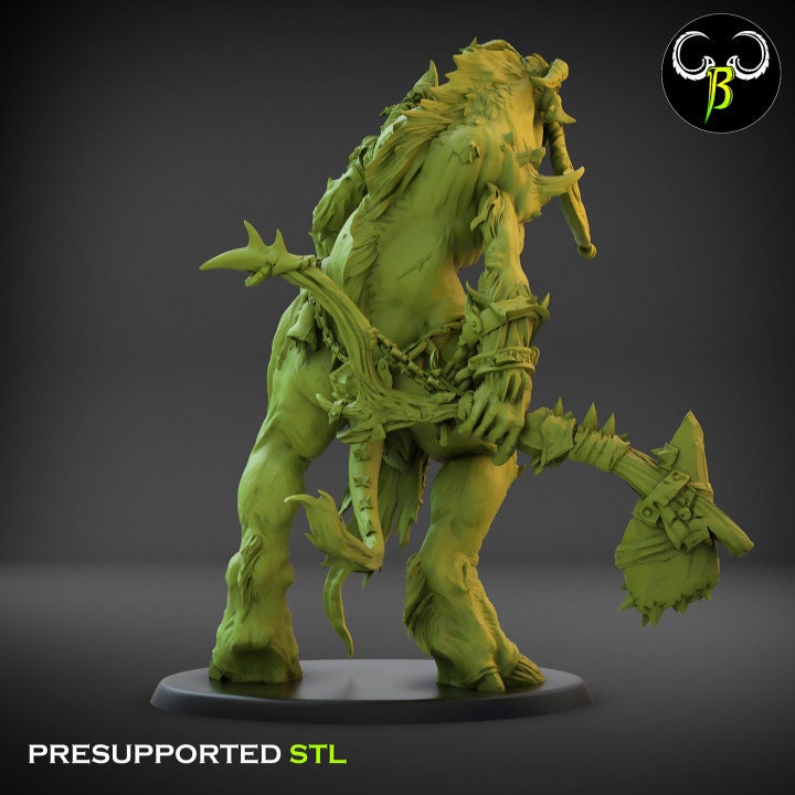 TahrKin Gargant by Clay Beast Creations | Tabletop RPG Miniature Figures