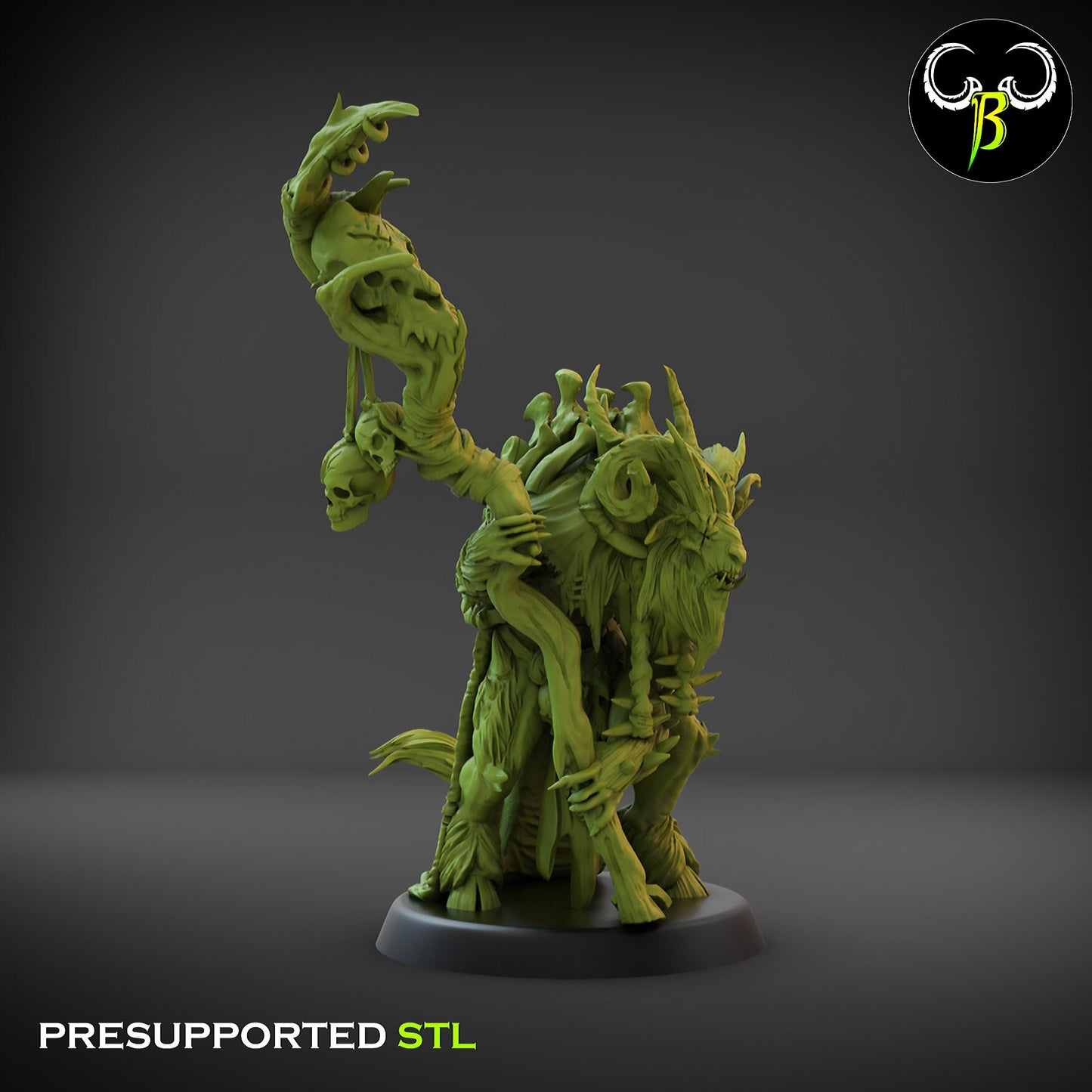 Bestial Prophet by Clay Beast Creations | Tabletop RPG Miniature Figures