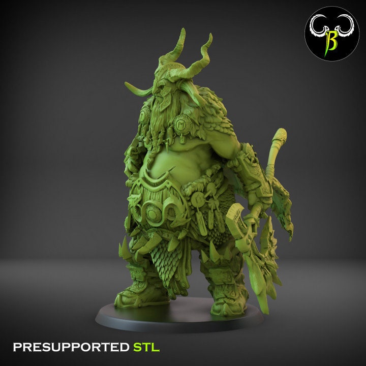 Jarlord by Clay Beast Creations | Tabletop RPG Miniature Figures