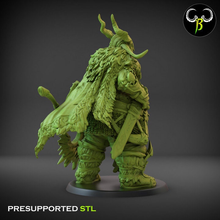 Jarlord by Clay Beast Creations | Tabletop RPG Miniature Figures