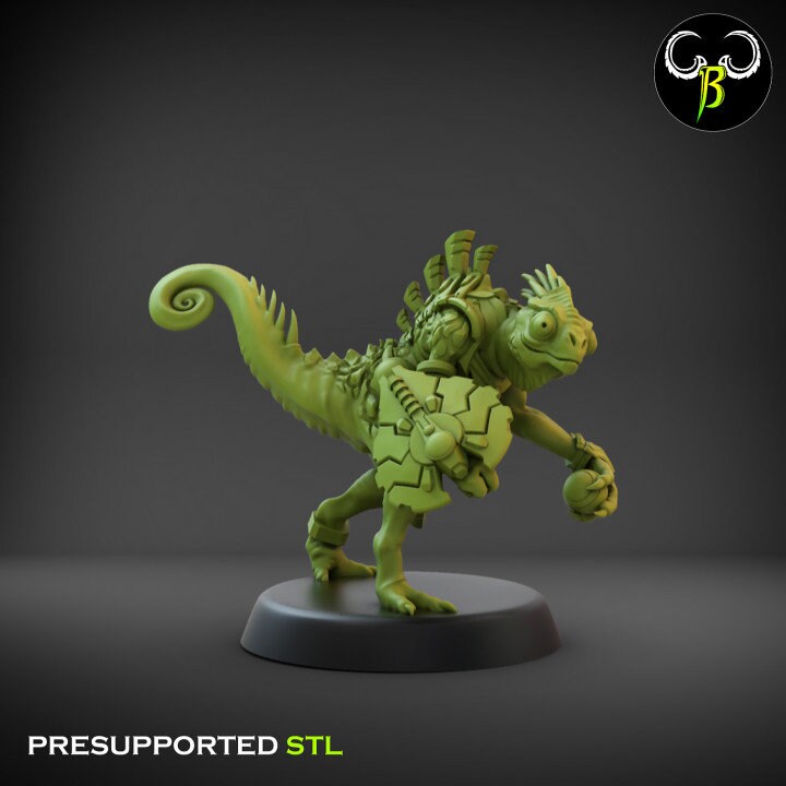 Nova Hunters Shield Squad by Clay Beast Creations | Tabletop RPG Miniature Figures