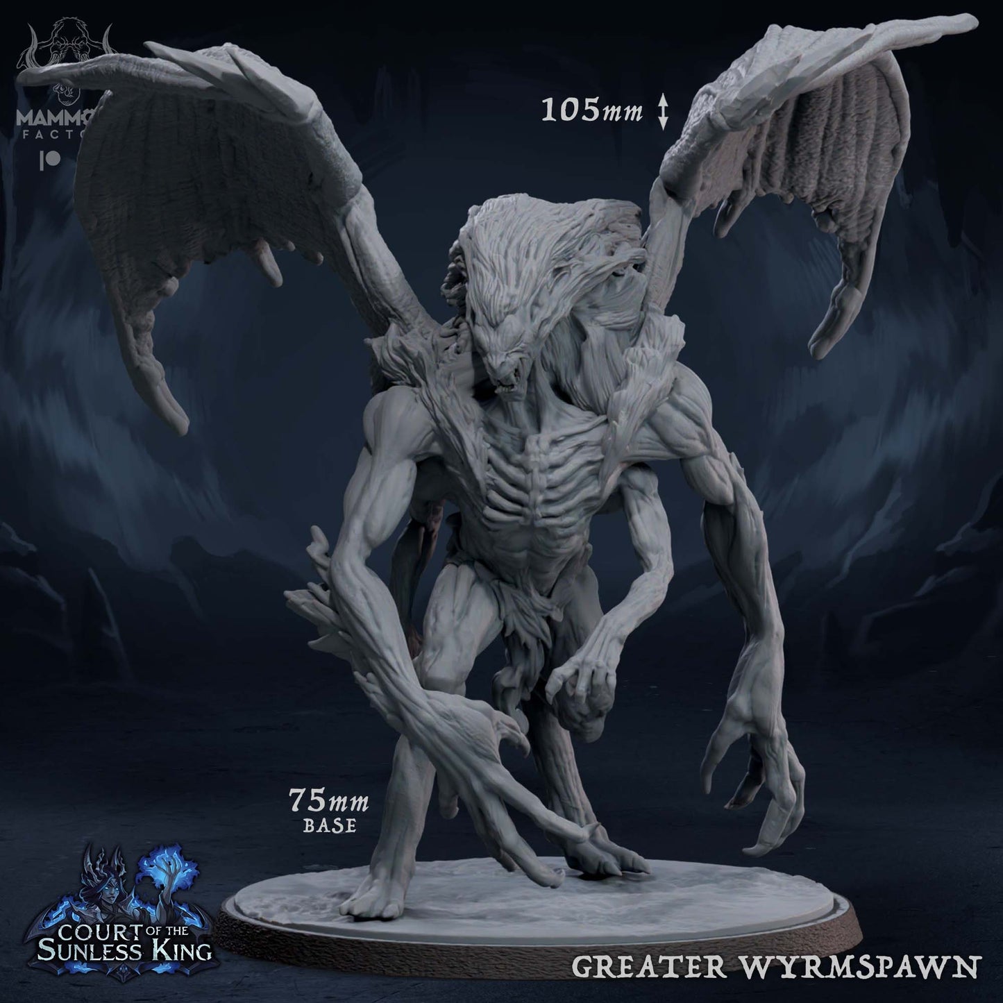 Dralfar Wyrmspawn by Mammoth Factory | Tabletop RPG Miniature Figures