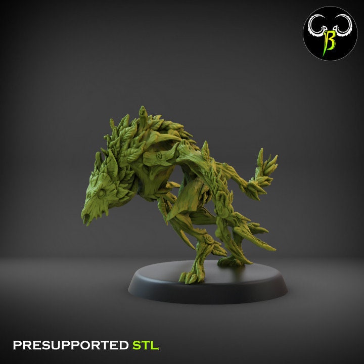 Ferocious Spirit Claw Squad by Clay Beast Creations | Tabletop RPG Miniature Figures