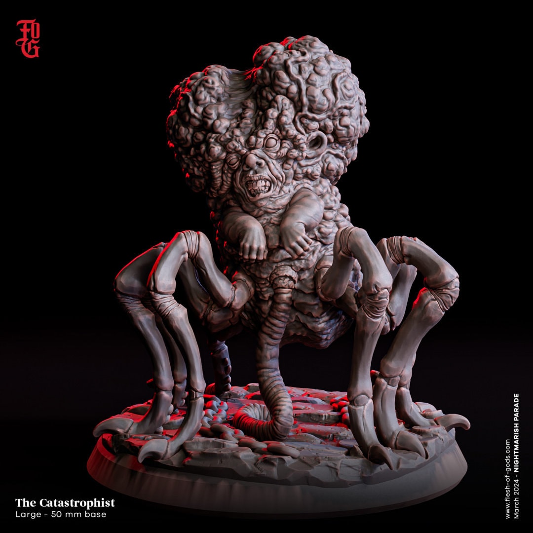 The Catastrophist | High Quality  3D Print | Tabletop RPG Miniature Figures