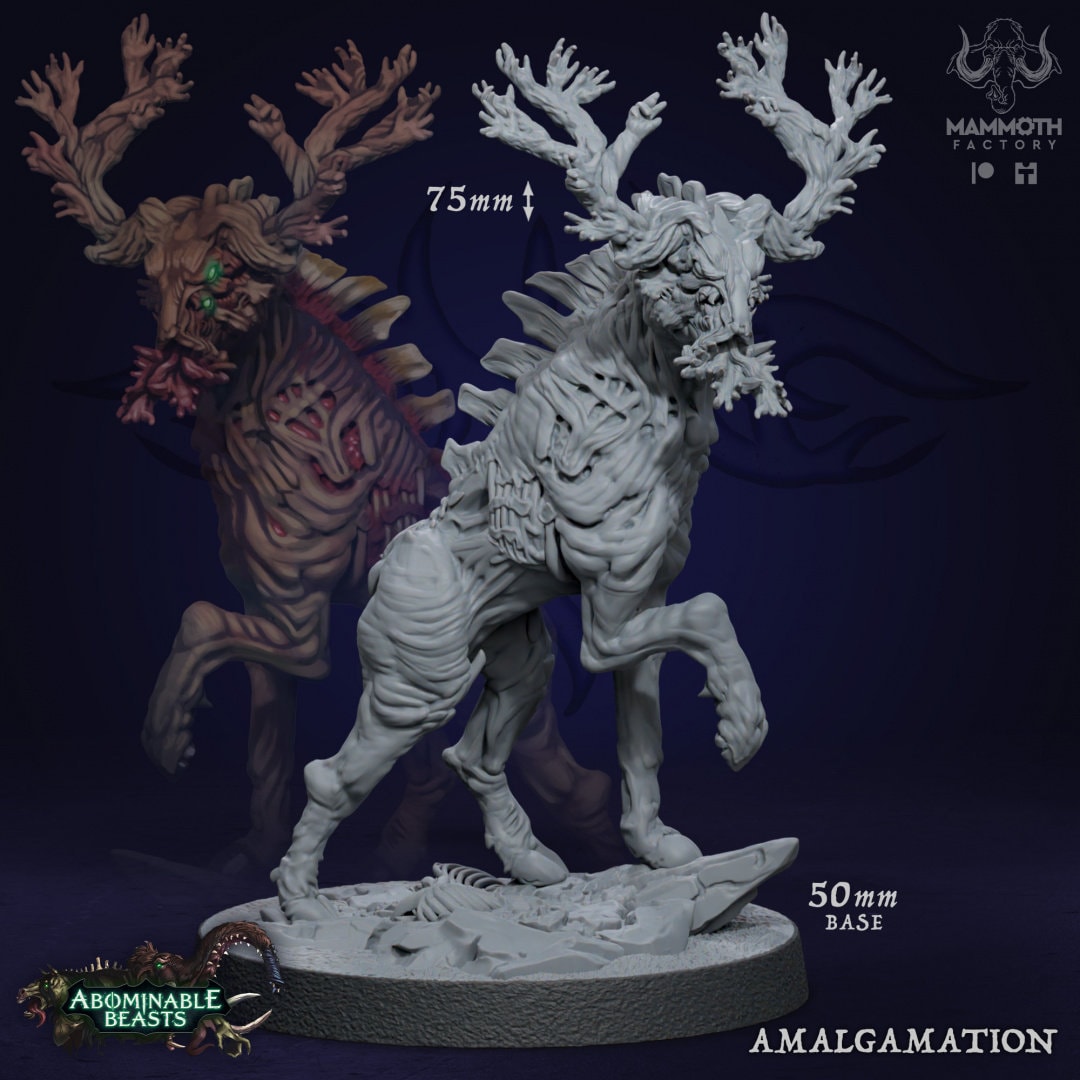 Abominable Beasts by Mammoth Factory | Tabletop RPG Miniature Figures