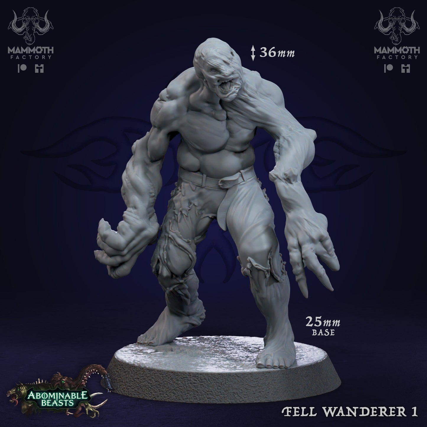 Fell Wanderer by Mammoth Factory | Tabletop RPG Miniature Figures
