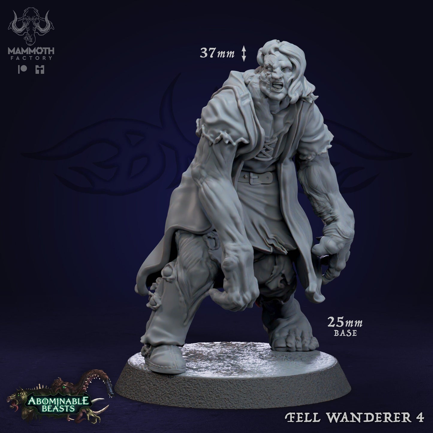 Fell Wanderer by Mammoth Factory | Tabletop RPG Miniature Figures