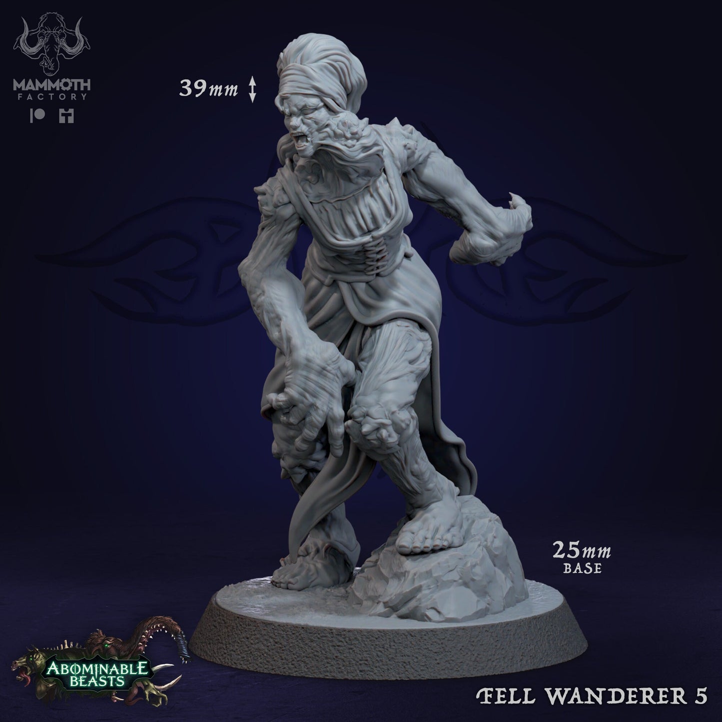 Fell Wanderer by Mammoth Factory | Tabletop RPG Miniature Figures