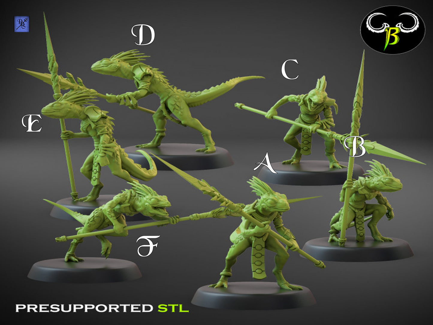 Nova Tamer Squad by Clay Beast Creations | Tabletop RPG Miniature Figures