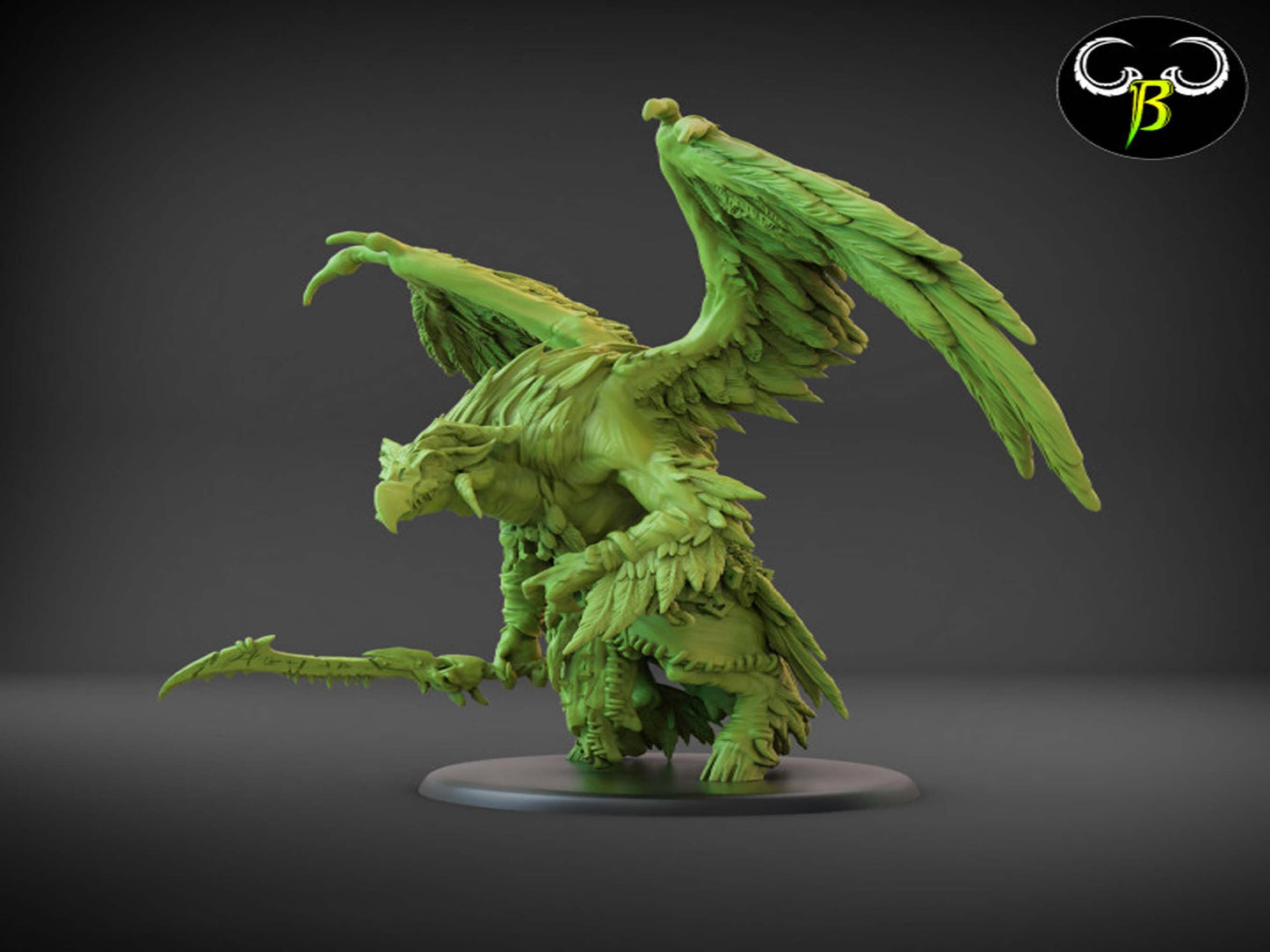 Avian Mystic by Clay Beast Creations | Tabletop RPG Miniature Figures