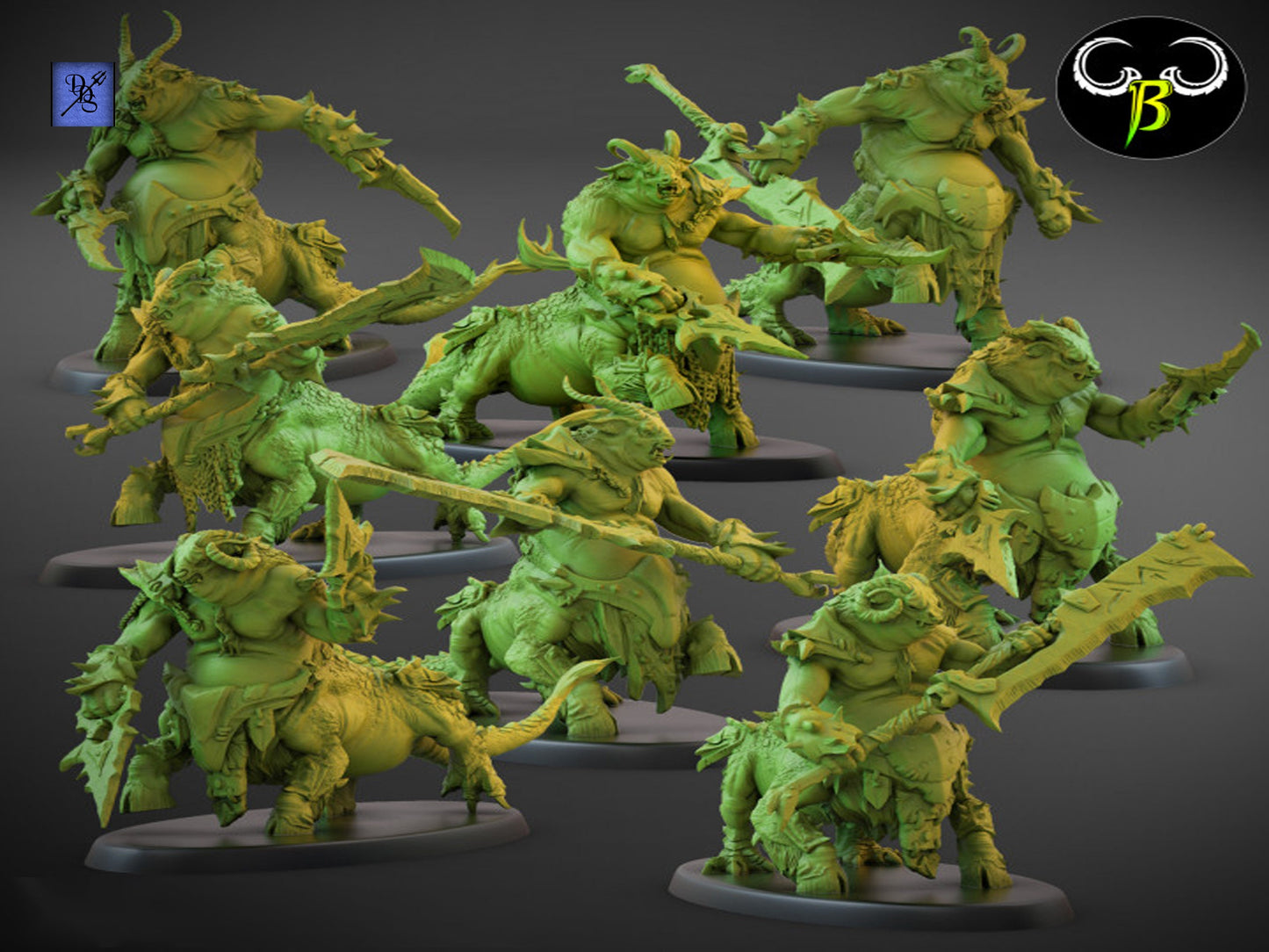 Centigon by Clay Beast Creations | Tabletop RPG Miniature Figures