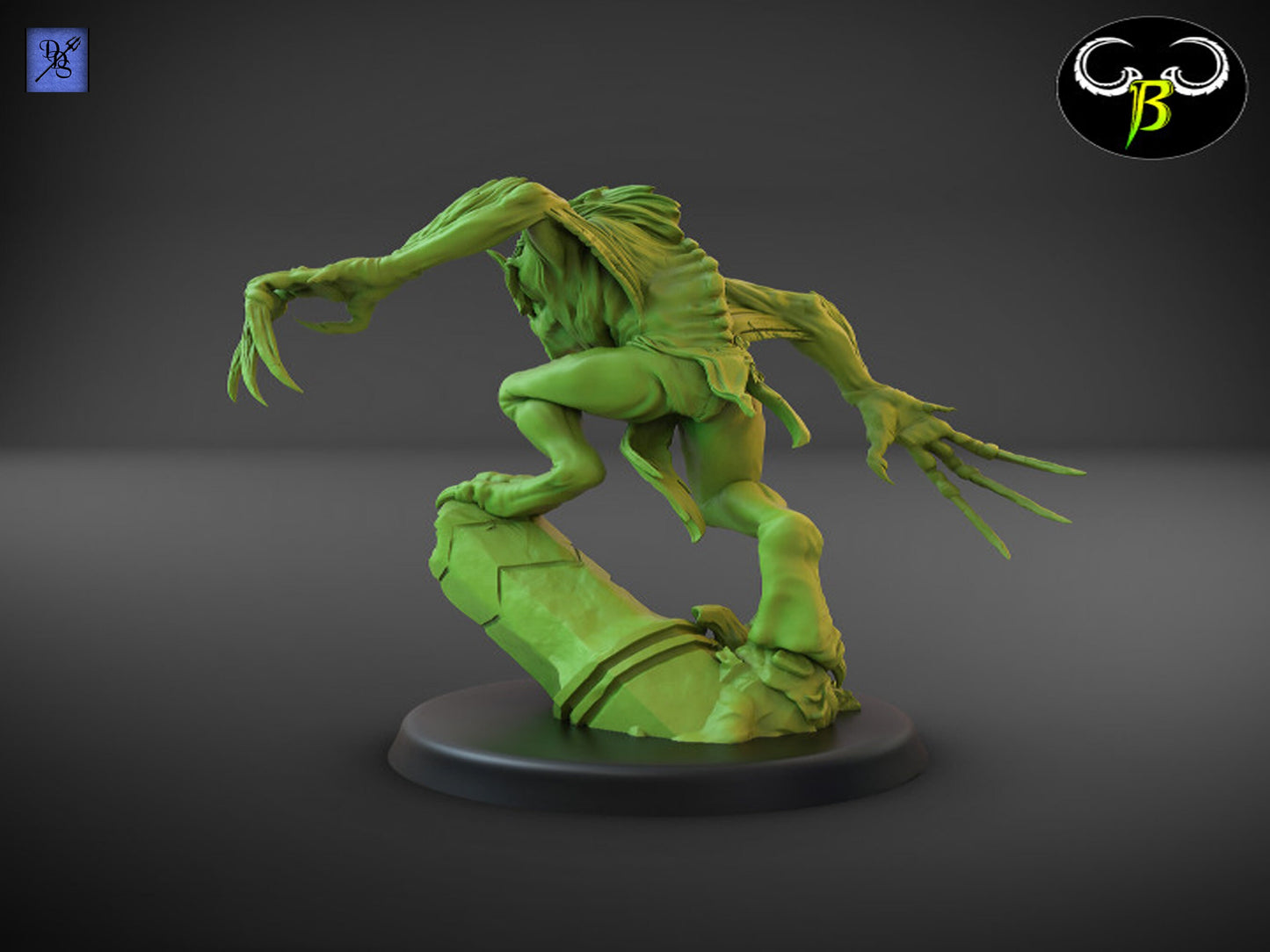 Blood Slasher by Clay Beast Creations | Tabletop RPG Miniature Figures