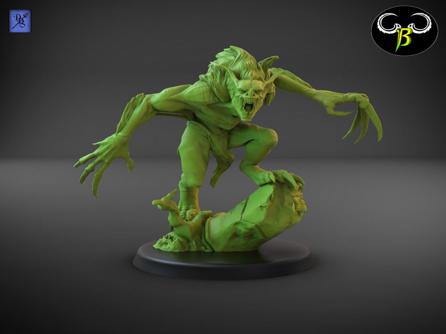 Blood Slasher by Clay Beast Creations | Tabletop RPG Miniature Figures