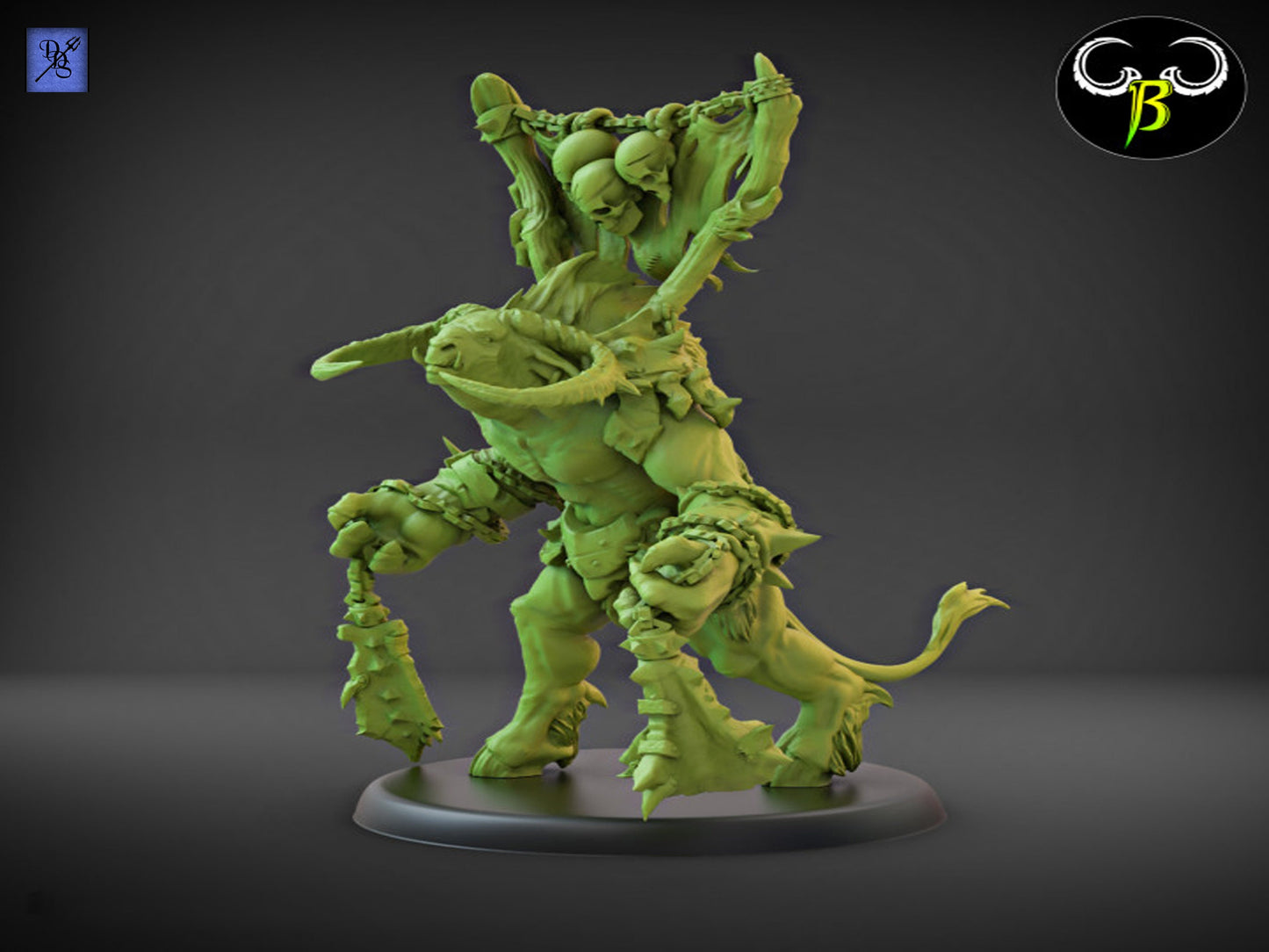 Horned Brutes by Clay Beast Creations | Tabletop RPG Miniature Figures