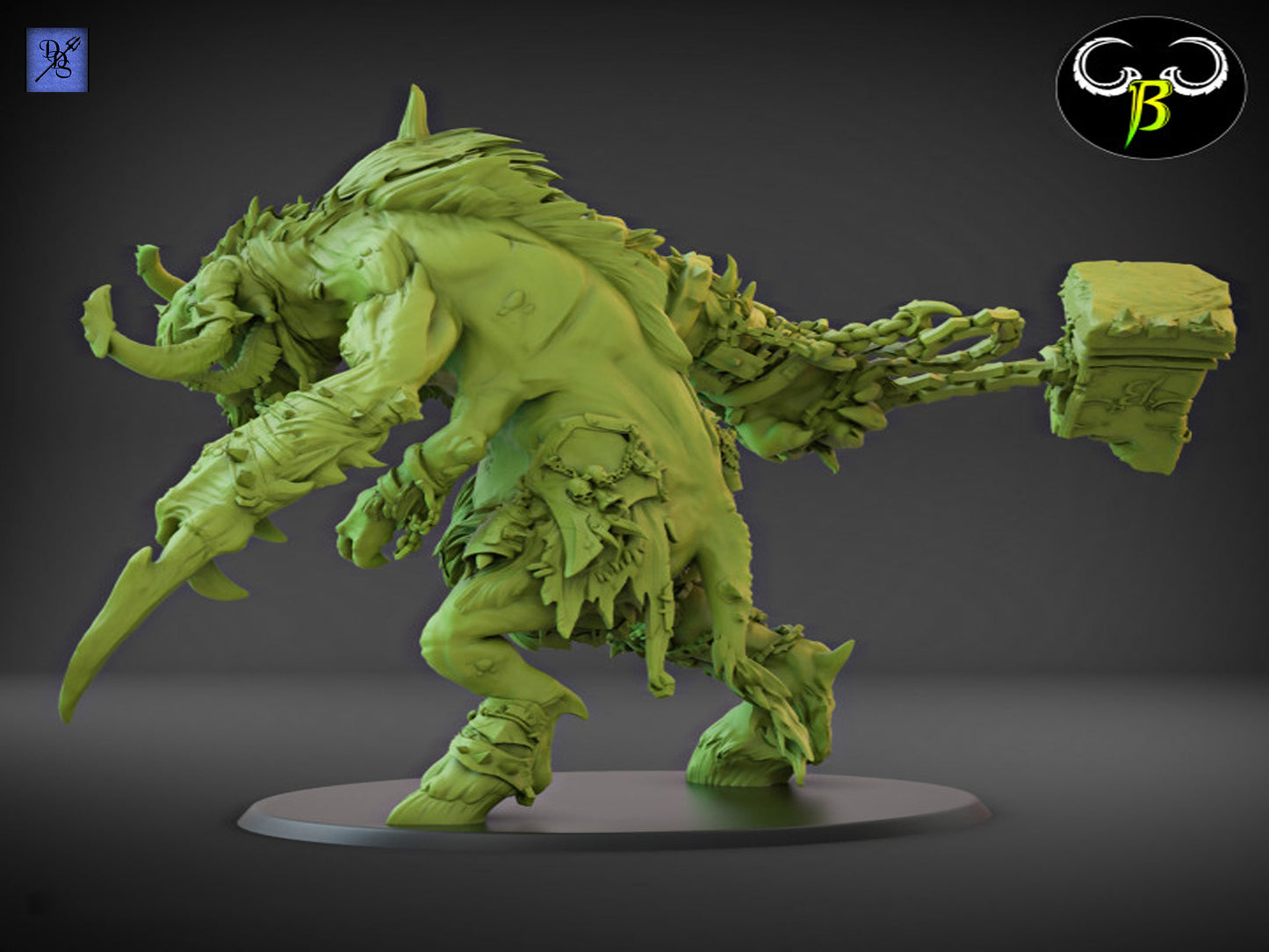 Herd Behemoth by Clay Beast Creations | Tabletop RPG Miniature Figures