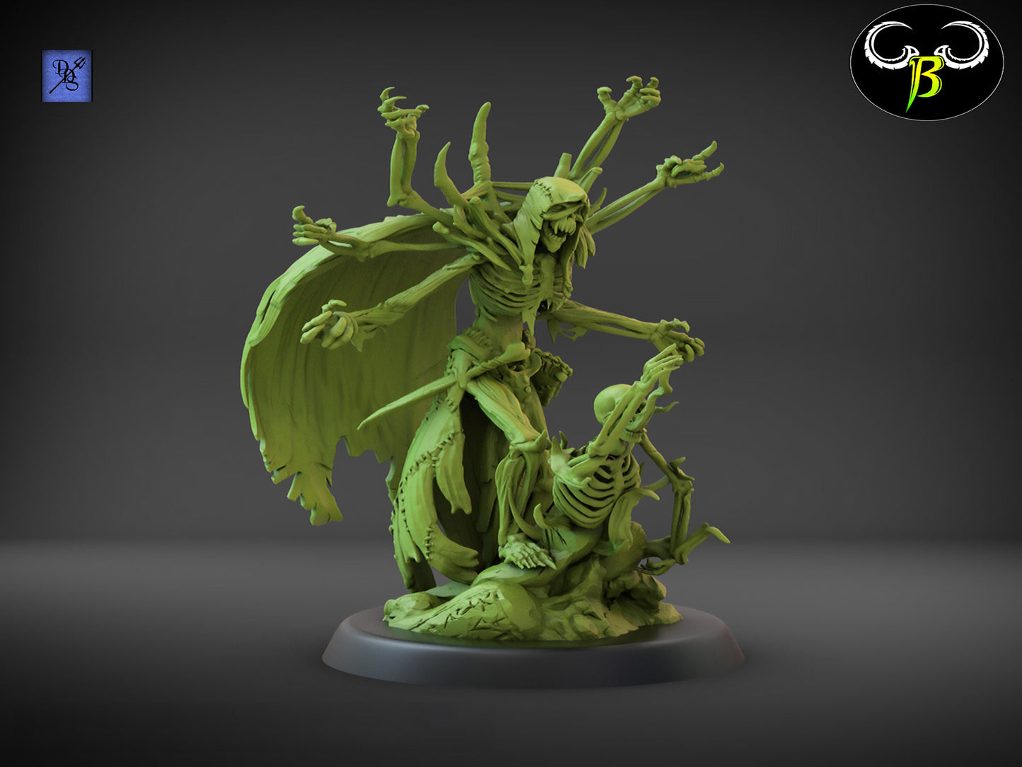 Bonemancer by Clay Beast Creations | Tabletop RPG Miniature Figures