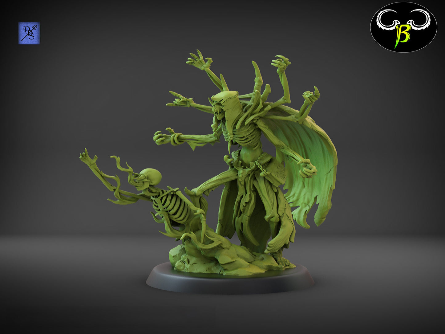 Bonemancer by Clay Beast Creations | Tabletop RPG Miniature Figures