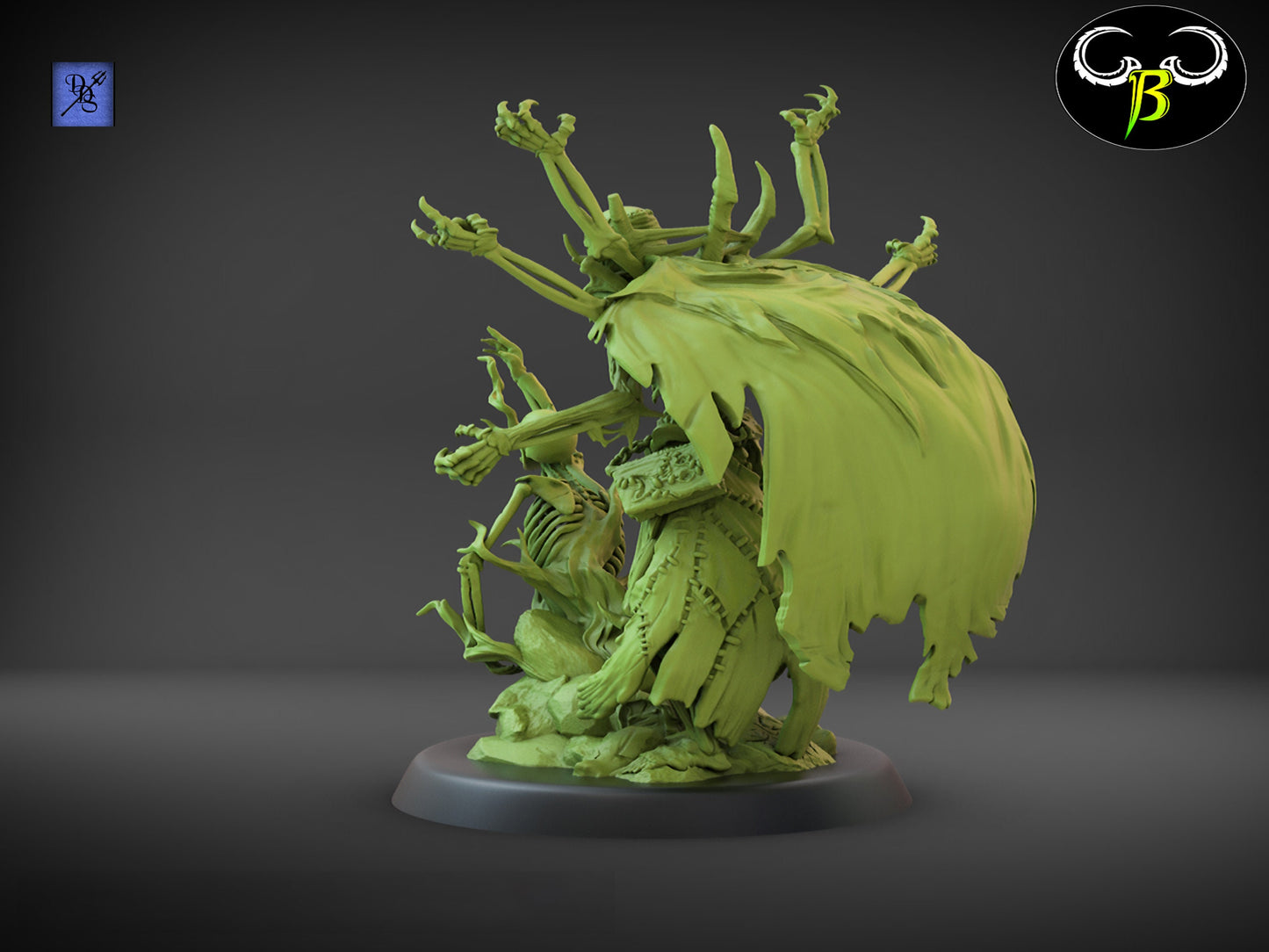 Bonemancer by Clay Beast Creations | Tabletop RPG Miniature Figures