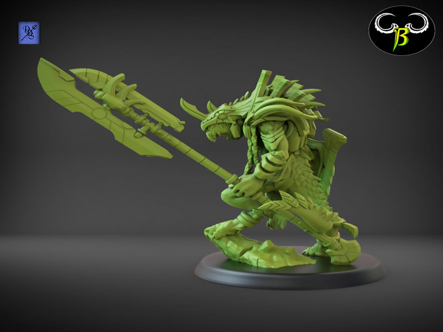 Stellar Guard Prime by Clay Beast Creations | Tabletop RPG Miniature Figures