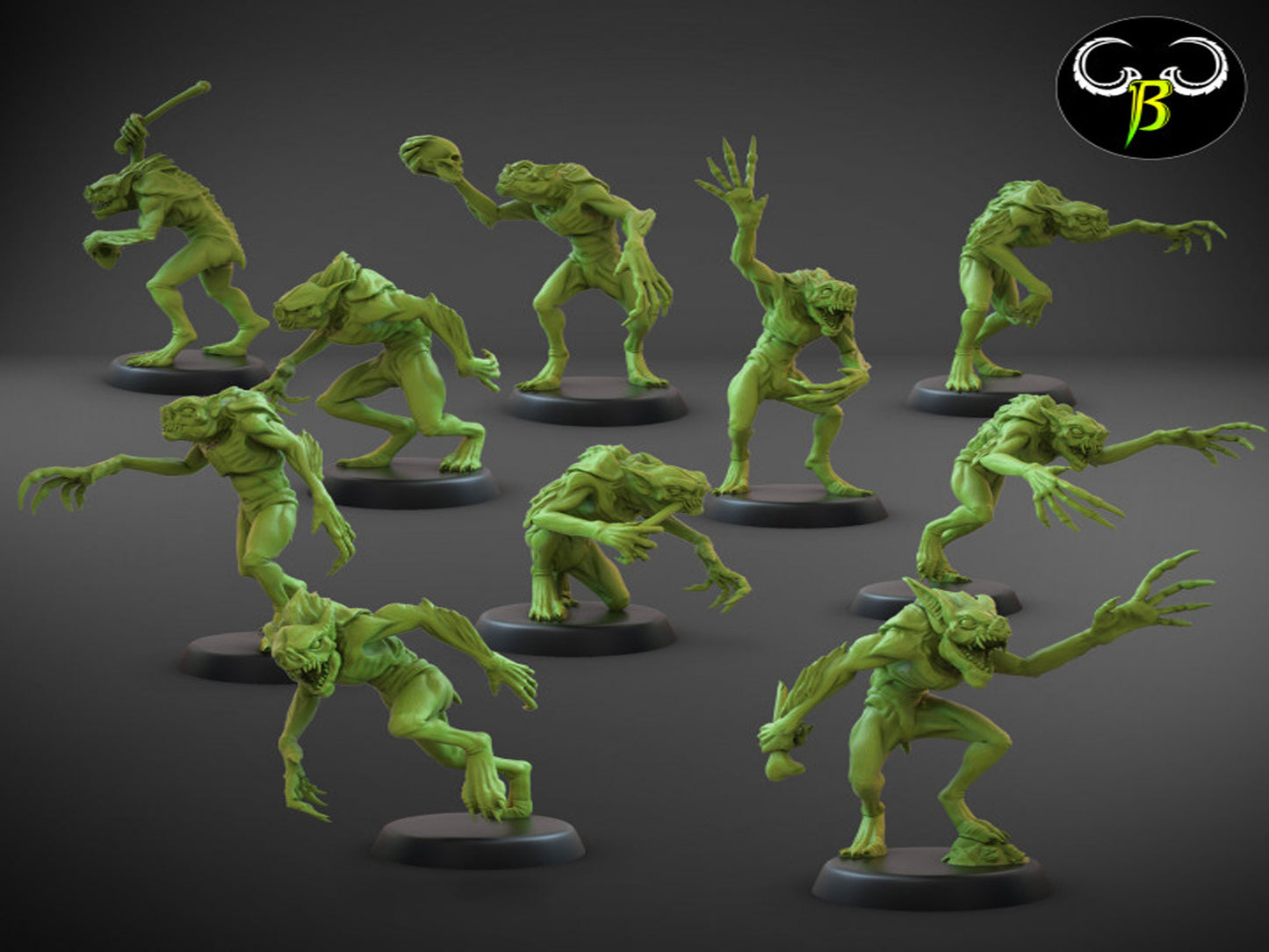 MarrowSucker Squad by Clay Beast Creations | Tabletop RPG Miniature Figures