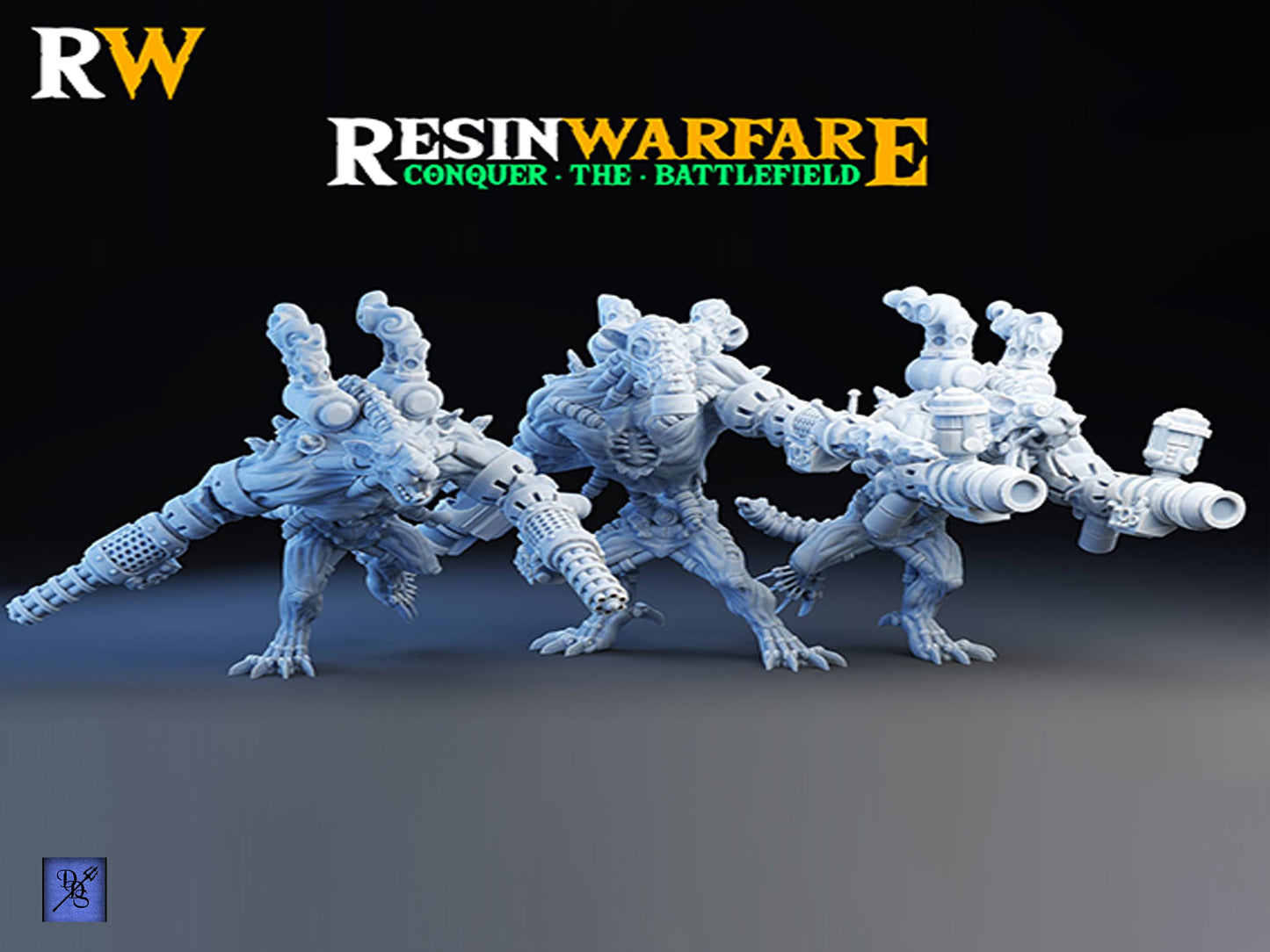 Techno Brutes by ResinWarfare | Tabletop RPG Miniature Figures