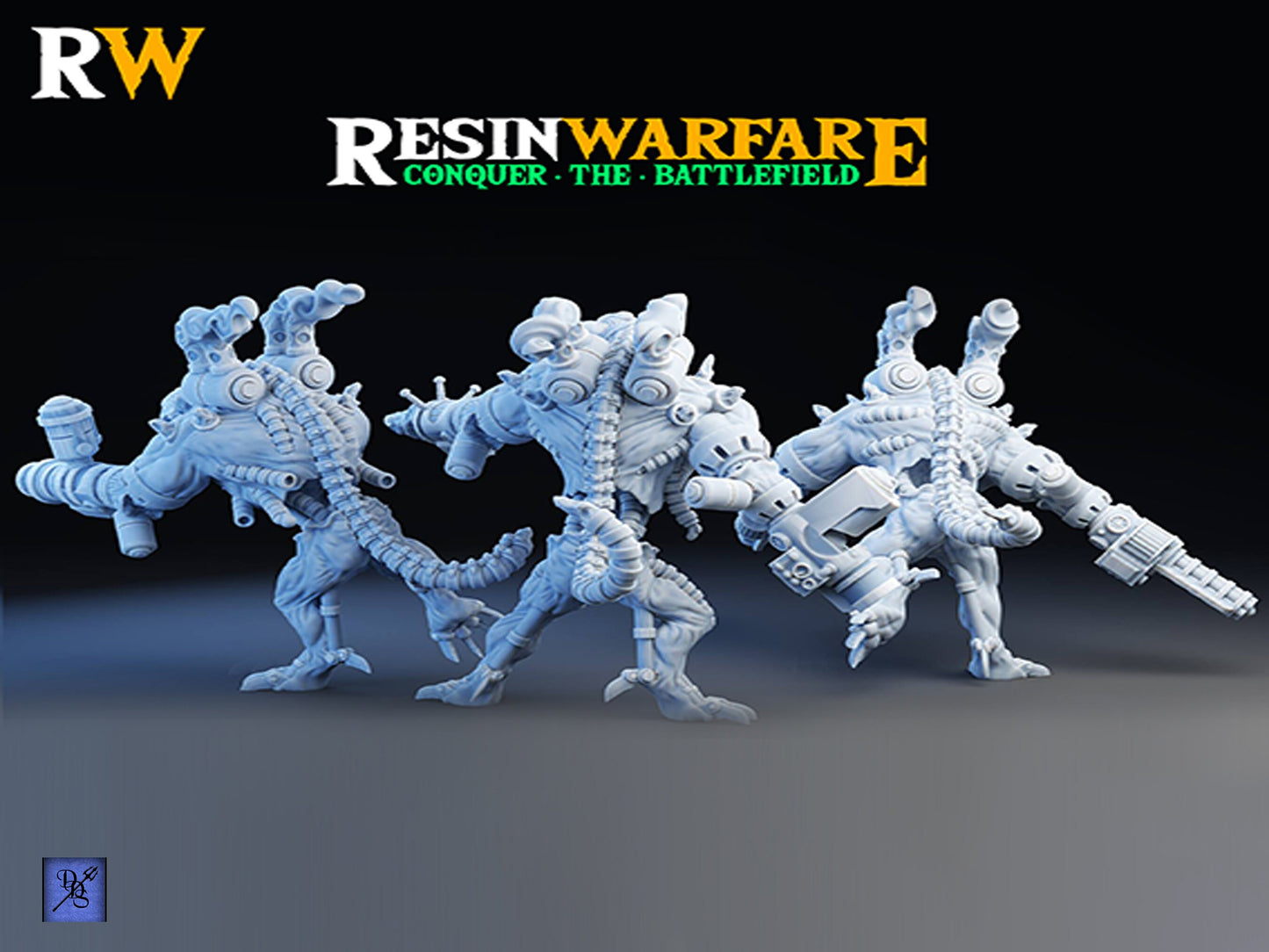Techno Brutes by ResinWarfare | Tabletop RPG Miniature Figures