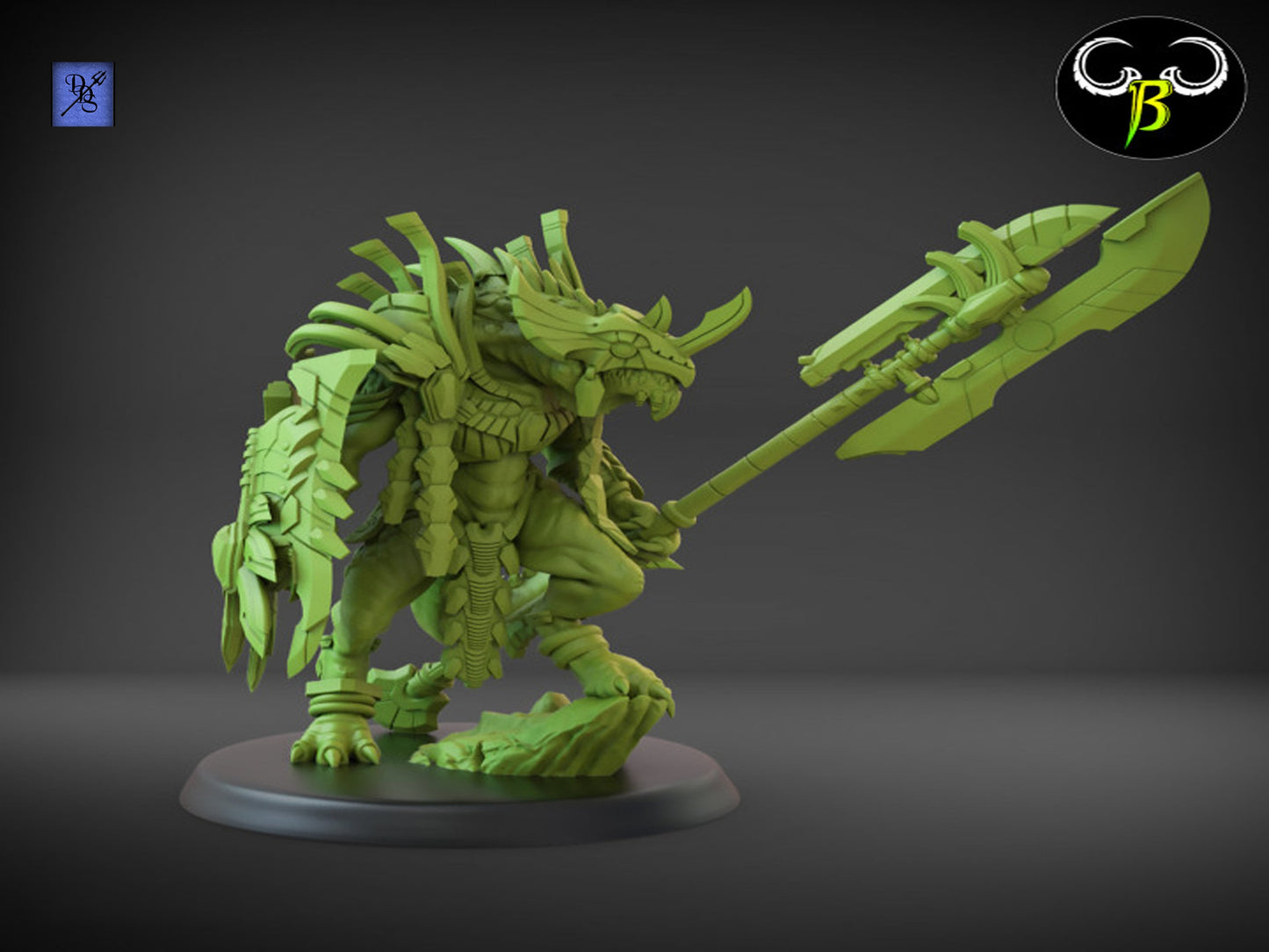 Stellar Guard Prime by Clay Beast Creations | Tabletop RPG Miniature Figures