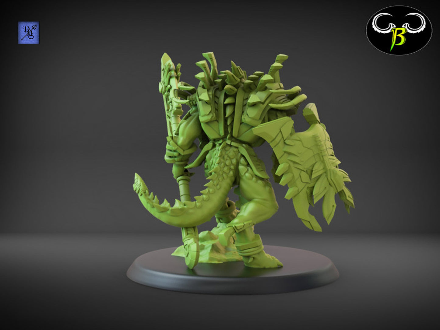Stellar Guard Prime by Clay Beast Creations | Tabletop RPG Miniature Figures