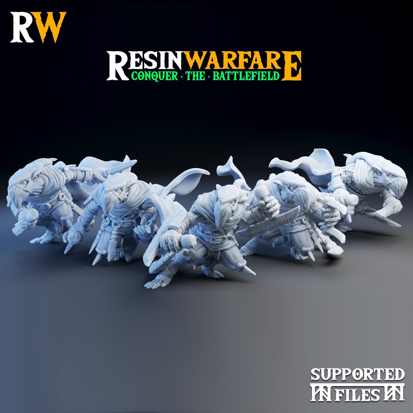 Shadowblades by ResinWarfare | Tabletop RPG Miniature Figures