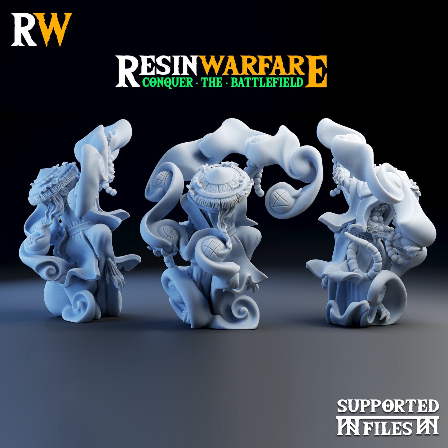 Shadow Sorcerer by ResinWarfare | Tabletop RPG Miniature Figures