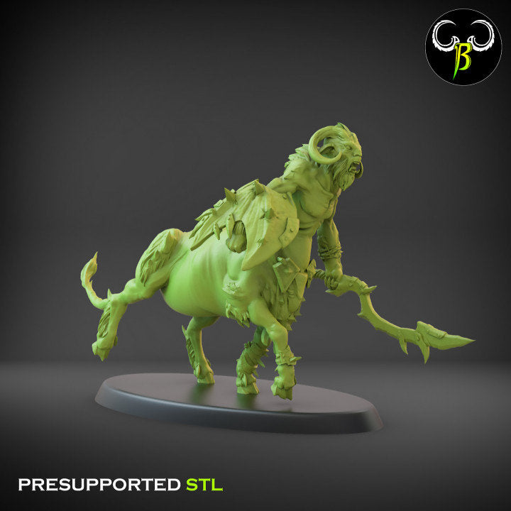 Horned Riders Sword Squad by Clay Beast Creations | Tabletop RPG Miniature Figures