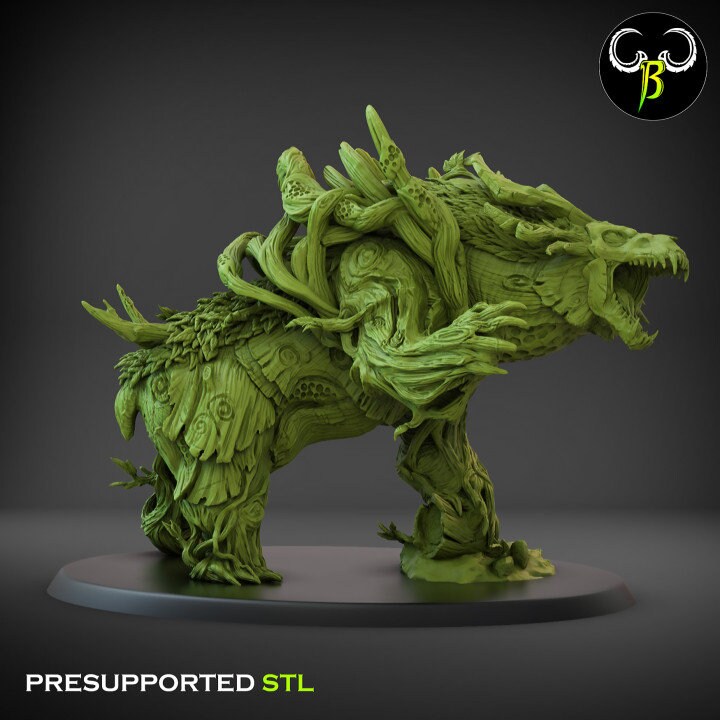 Ancient Grove Guardian by Clay Beast Creations | Tabletop RPG Miniature Figures