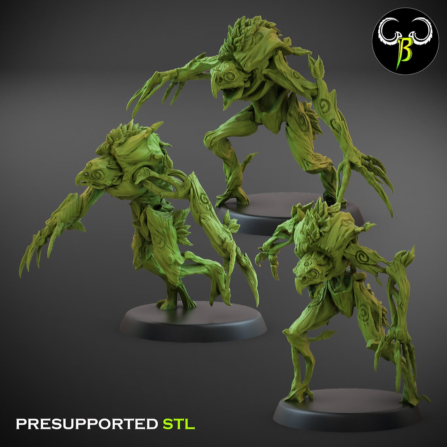 Night Spirit Squad by Clay Beast Creations | Tabletop RPG Miniature Figures