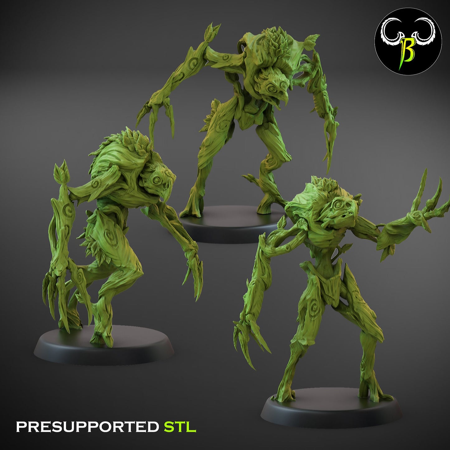 Night Spirit Squad by Clay Beast Creations | Tabletop RPG Miniature Figures