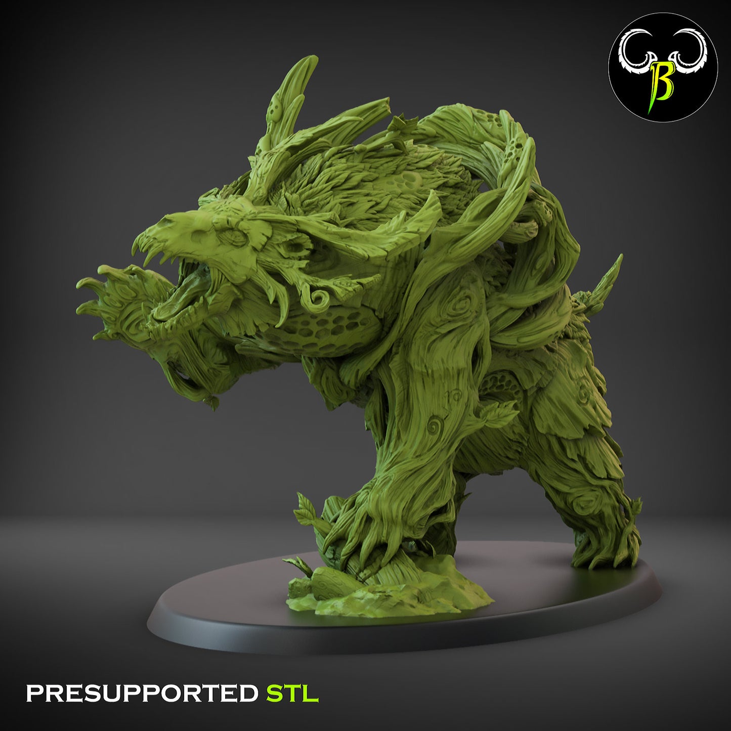 Ancient Grove Guardian by Clay Beast Creations | Tabletop RPG Miniature Figures