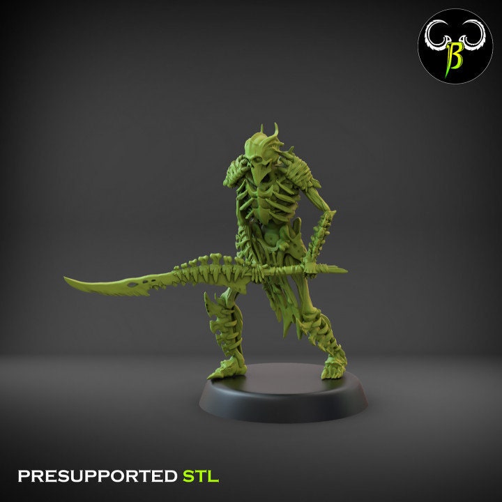 BoneGuard Heavy Squad by Clay Beast Creations | Tabletop RPG Miniature Figures