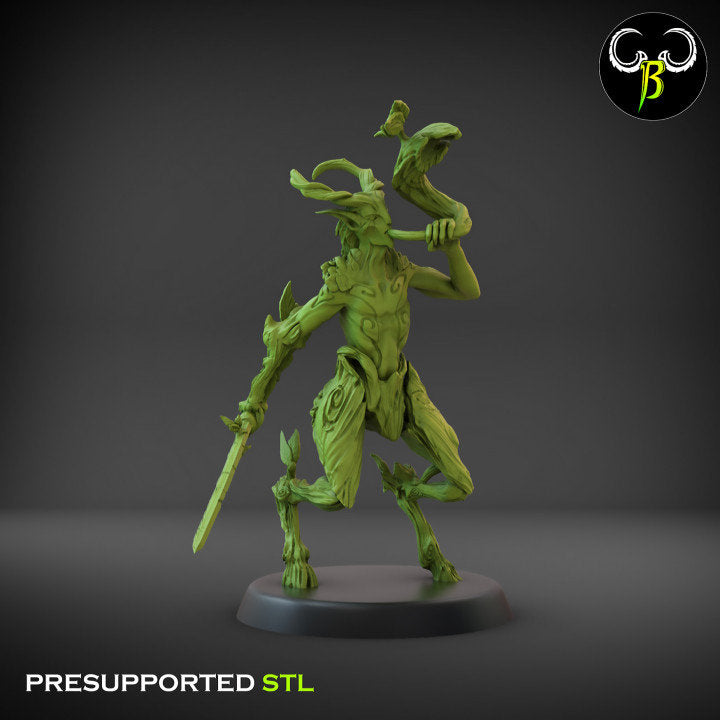 Wild Hunter Squad by Clay Beast Creations | Tabletop RPG Miniature Figures